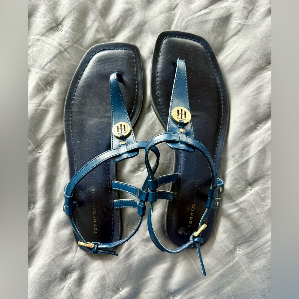 Tommy Hilfiger Women's Blue Sandals